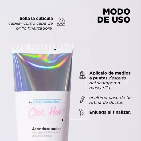 Acondicionador 4 En 1 Click Hair 300ml