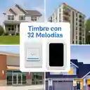 Timbre Inalámbrico Con 32 Melodías Y Largo Alcance Drsckn