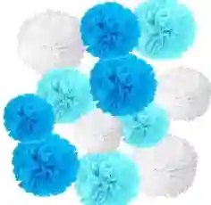 Pompones De Papel De Seda