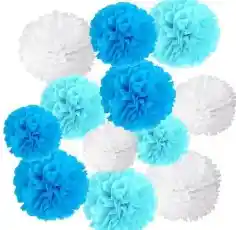 Pompones De Papel De Seda