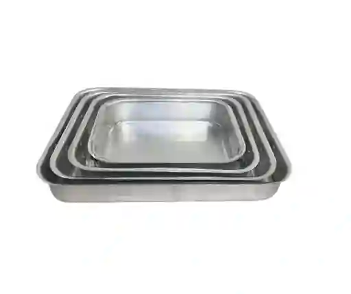 Juego De Bandeja Multiusos X4 En Aluminio