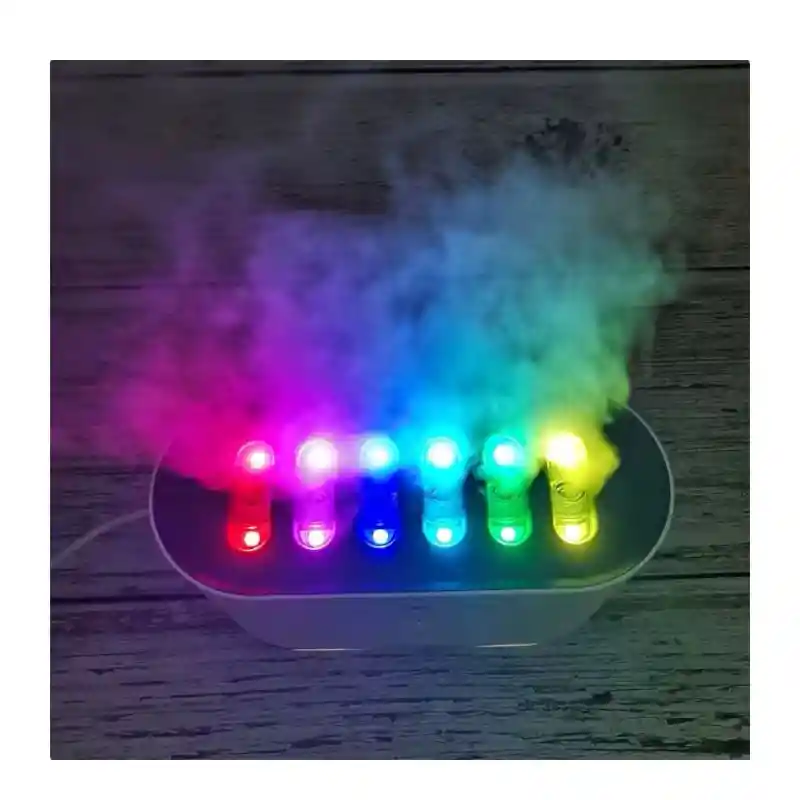 Humidificador Portátil Niebla Fría Usb Con Luz Nocturna Led