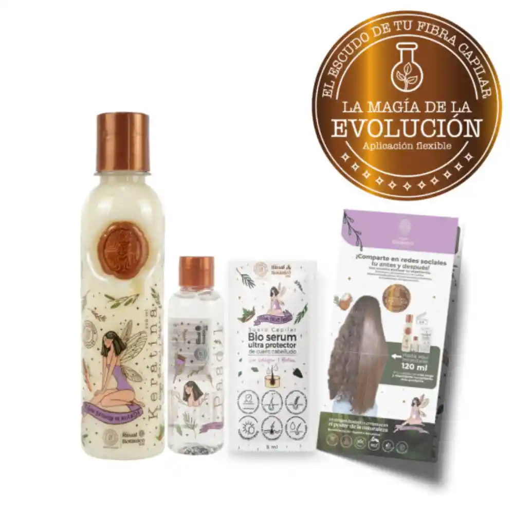 Kit Keratina 250ml Ritual Botánico