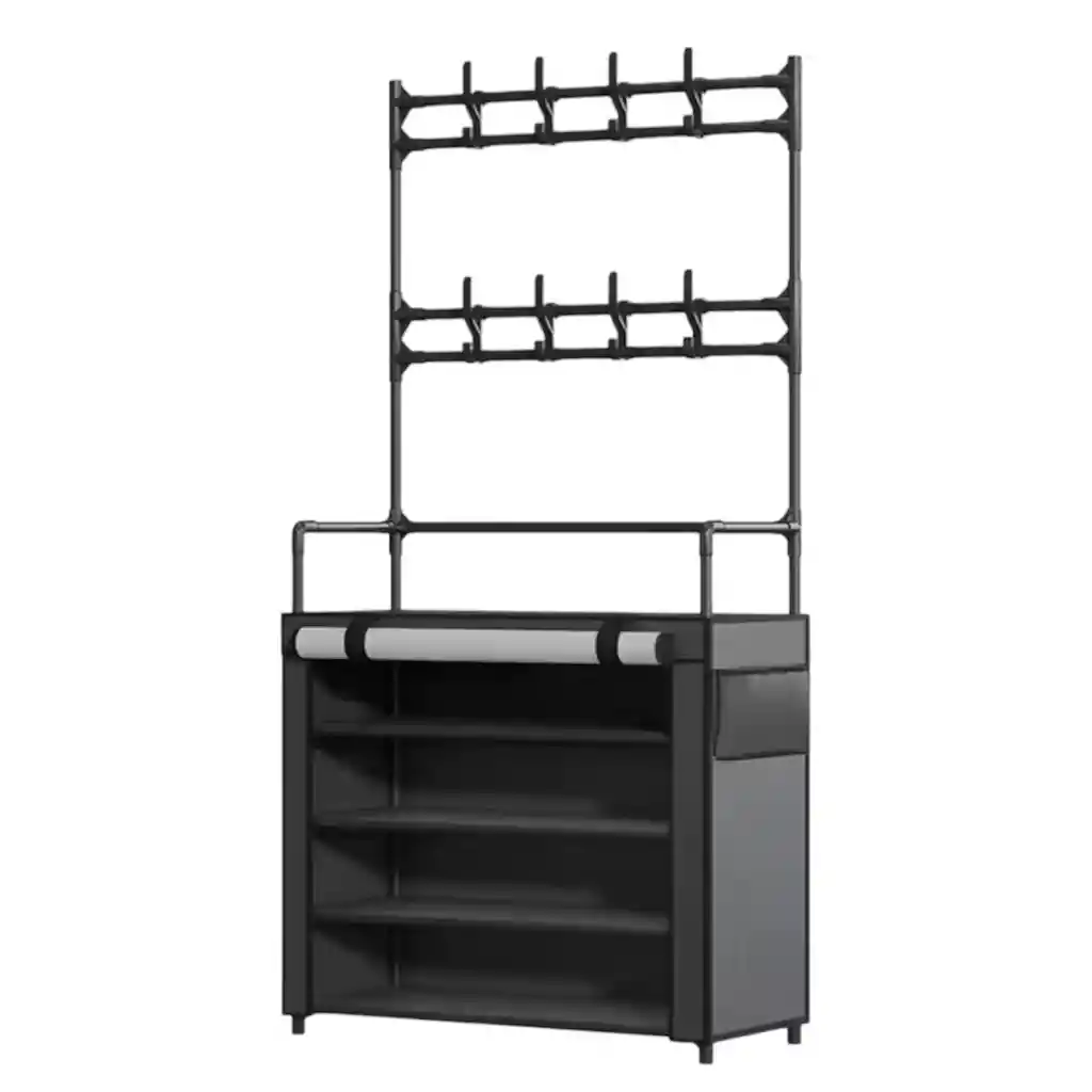 Organizador En Tela Multifuncional Con Repisas Y Colgador