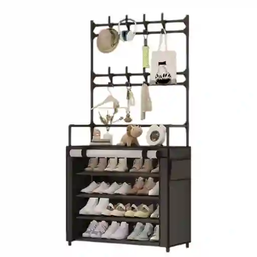 Organizador En Tela Multifuncional Con Repisas Y Colgador