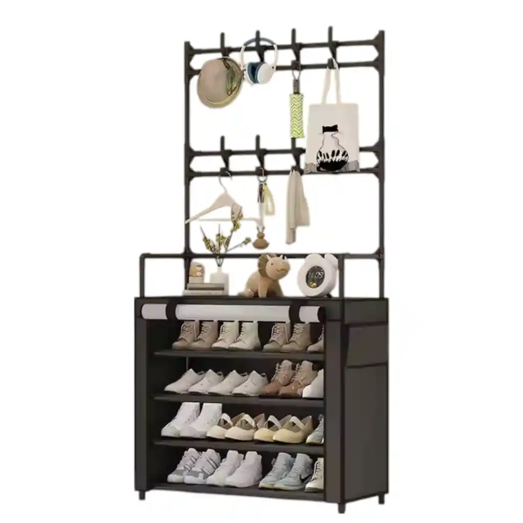 Organizador En Tela Multifuncional Con Repisas Y Colgador