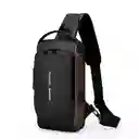 Bolsa Pecho Crossbody Usb Antirrobo Resistente Agua