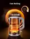 Hervidor Electrico Agua Acero Inoxidable Doble Pared