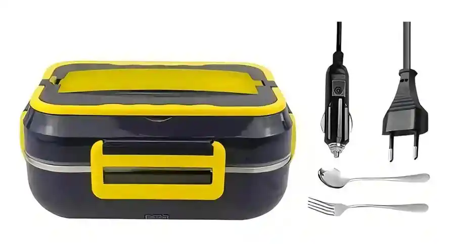 Calentador Eléctrico Tiffin 3‑en‑1 Acero Portátil Usb/12‑24v