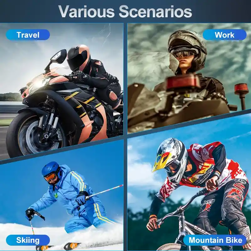 Bluetooth Manos Libres Intercomunicador Moto Interno Casco