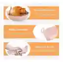 Molde De Silicona Reutilizable Para Air Fryer Resistente Al Calor, Antiadherente Y Fácil De Limpiar X1 Unidad