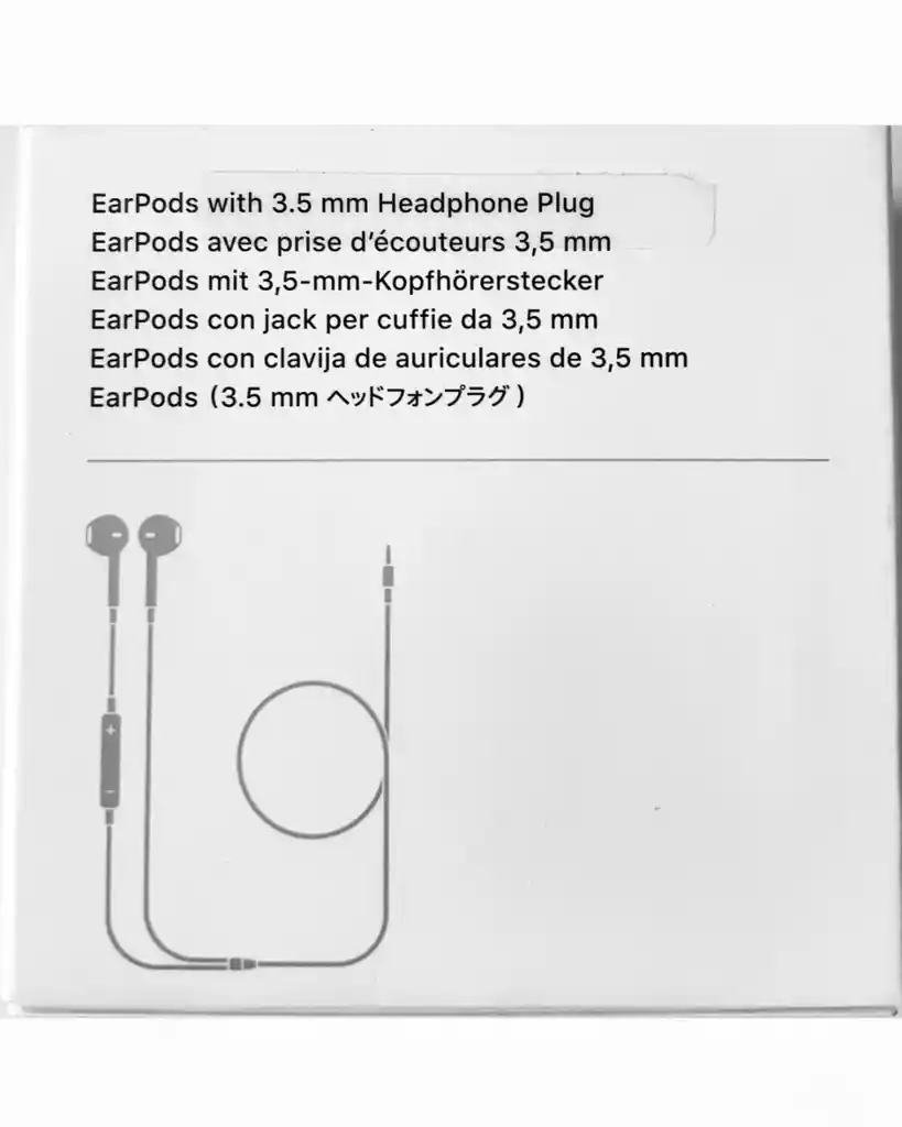 Earpods Plug Conector 3,5 Mm