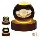 Esfera Cristal 3d Luz Noche Led Proyector Ambiental Usb