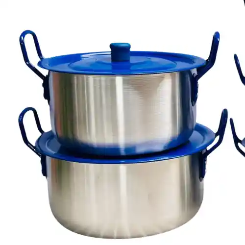 Juego De Ollas Tapa Azul