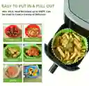 Molde De Silicona Reutilizable Para Air Fryer Resistente Al Calor, Antiadherente Y Fácil De Limpiar X1 Unidad