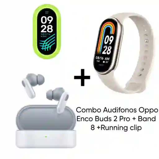 Combo Oppo Enco Buds 2 Pro + Xiaomi Band 8 + Running Clip