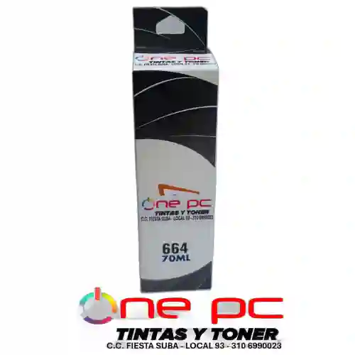 Tinta Recargable 664 Black Compatible Epson
