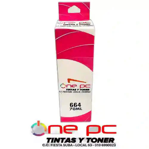 Tinta Recargable 664 Magenta Compatible Epson