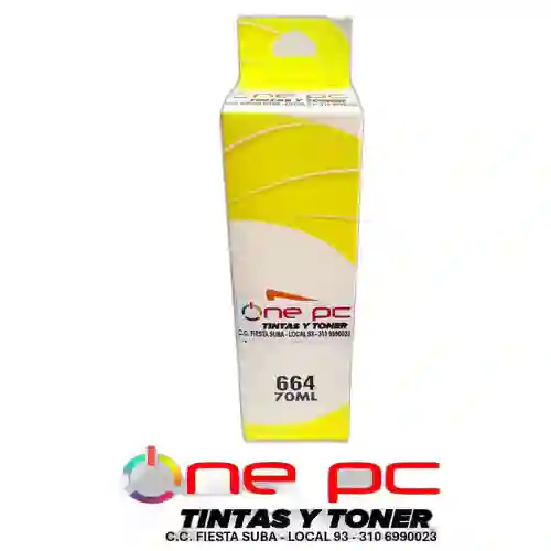 Tinta Recargable 664 Yellow Compatible Epson