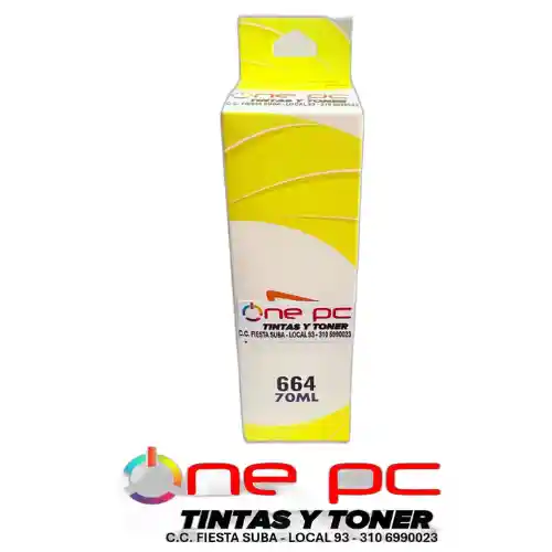 Tinta Recargable 664 Yellow Compatible Epson