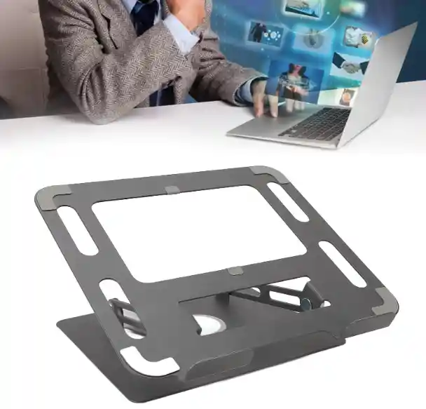 Soporte Para Pc 360/base Para Laptop Giratoria/soporte Para Portatil/antideslizante / Plegable Y Metalica