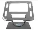 Soporte Para Pc 360/base Para Laptop Giratoria/soporte Para Portatil/antideslizante / Plegable Y Metalica