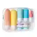 Kit De Viaje Botellas Para Shampoo, Jabón Y Accesorios Viaje