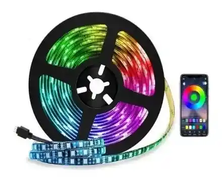 Cinta Led Bluetooth 3 Metros Rgb Luces Tv Hogar