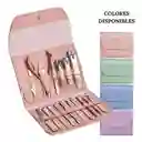 Kit 16 Piezas De Limpieza De Uñas Manicure Pedicure