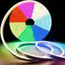 Cinta Led Neon Flex 12v Rgb Multicolor X5 Metros Control Y Adaptador