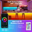 Cinta Led Neon Flex 12v Rgb Multicolor X5 Metros Control Y Adaptador