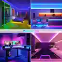 Cinta Led Neon Flex 12v Rgb Multicolor X5 Metros Control Y Adaptador