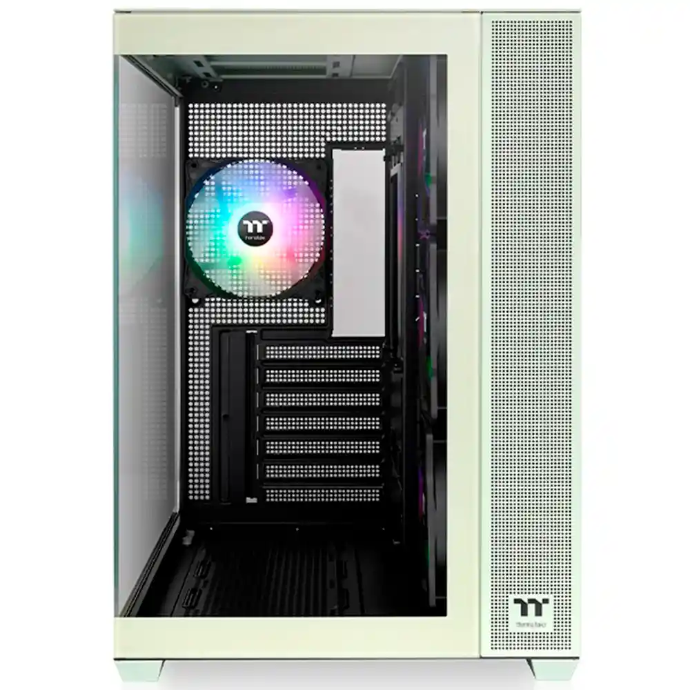 Caja Atx Thermaltake View 380 Tg Argb (verde Matcha)