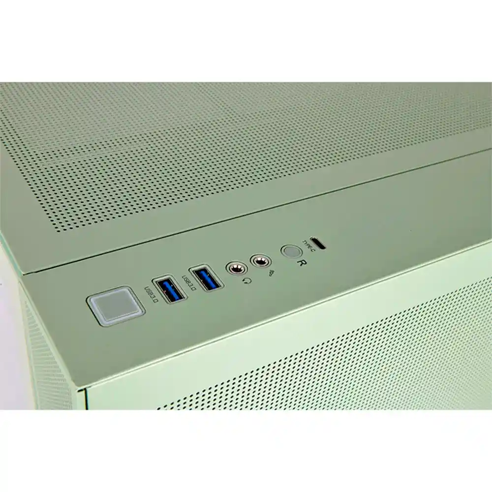 Caja Atx Thermaltake View 380 Tg Argb (verde Matcha)