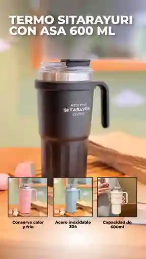 Termo Sitarayuri 600ml Con Agarre