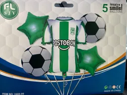 Bombas Globos Por 5 Piezas Diseño Futbol Equipo Nacional Para Decoracion De Fiestas Niño O Hombre O Mujer
