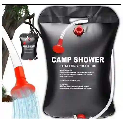 Bolsa De Ducha Solar Portátil 20 Litros Camping!!