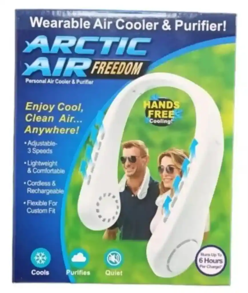 Ventilador Para Cuello Arctic Air Color Blanco