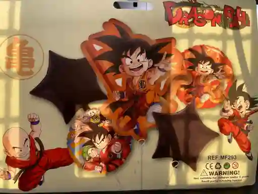 Bombas Globos Por 5 Piezas Diseño Dragon Ball Goku Para Decoracion De Fiestas Niño O Hombre O Mujer