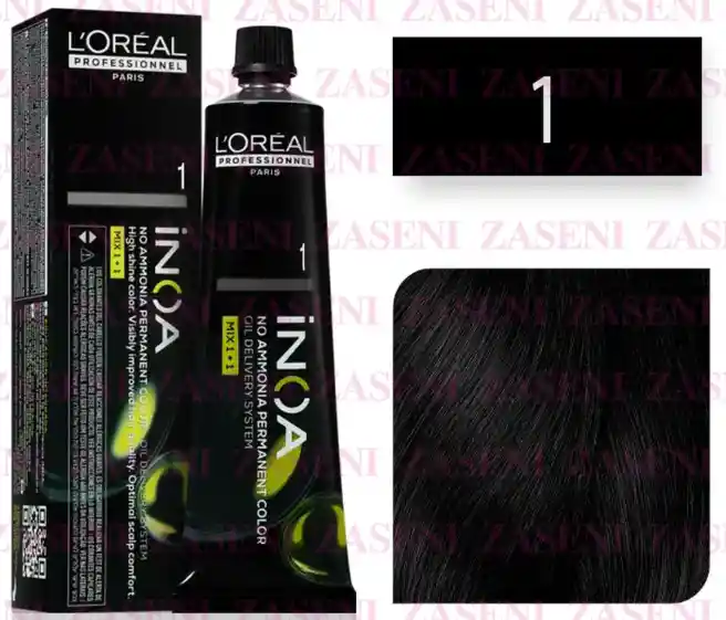 Tinte Inoa 1 L’oréal Negro (60g)