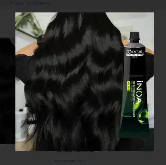Tinte Inoa 1 L’oréal Negro (60g)