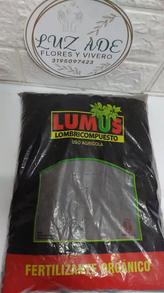 Abono Sólido Humus De Lombriz Roja Californiana