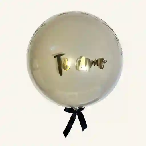 Globo Burbuja Dorado