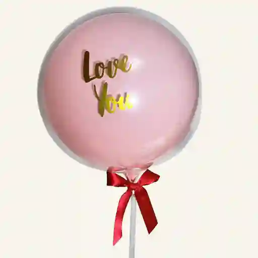 Globo Burbuja Rosado