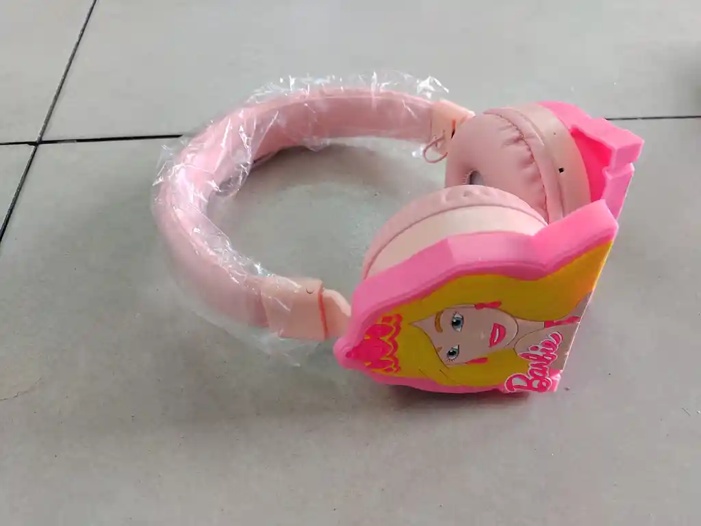Audifonos Inalambricos Diadema Rosa Barbie