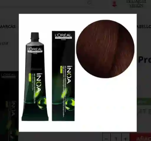 Tinte Inoa 5.5 L’oréal Castaño Claro Caoba (60g)