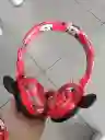 Audifonos Inalambricos Diadema Roja Minnie Mouse