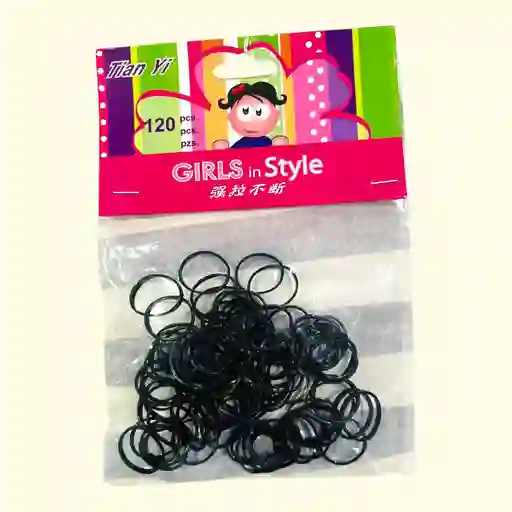 Paquete De Cauchos Para El Cabello, Ligas Elásticas 120 Piezas Cauchitos