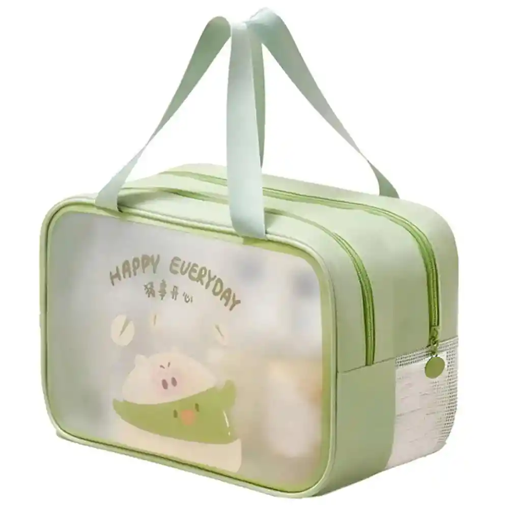 Cosmetiquera Doble Bolsillo Bolso Viaje Portatil Impermeable