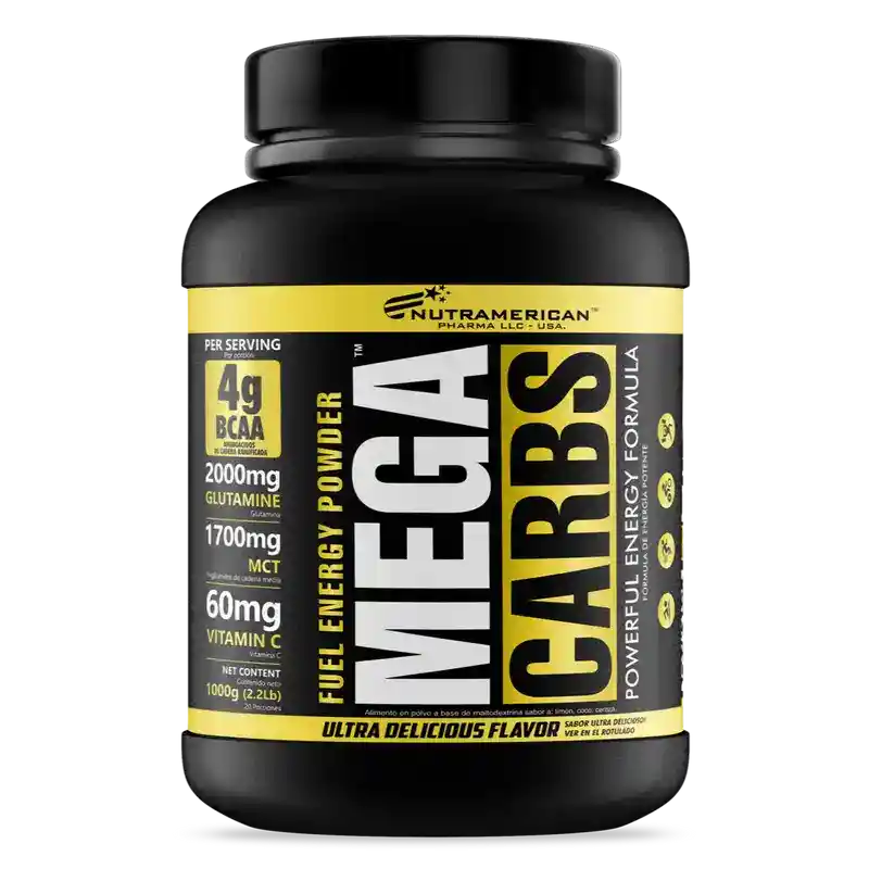 Mega Carbs Limonada De Coco 2,2 Lb (1.000 G)